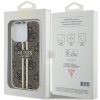 Guess GUHCP15LH4PSEGW iPhone 15 Pro 6.1 brązowy/brown hardcase IML 4G Gold Stripe